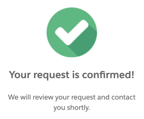 Delete My Info - USSEARCH removal request confirmed