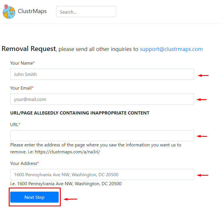 Remove Information From ClustrMaps.com - DeleteMyInfo