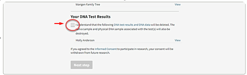 Ancestry.com opt out