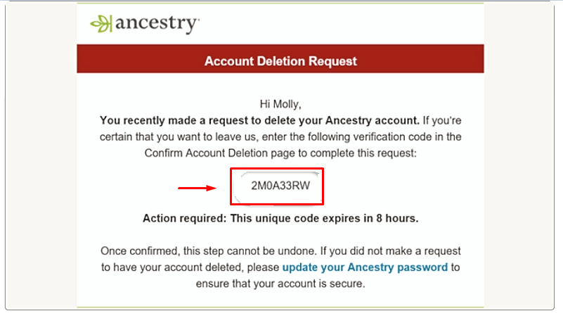 Ancestry.com opt out